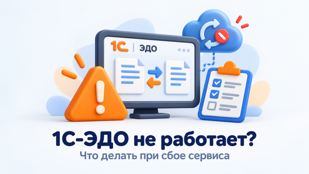 1С-ЭДО не работает: что делать при сбое сервиса