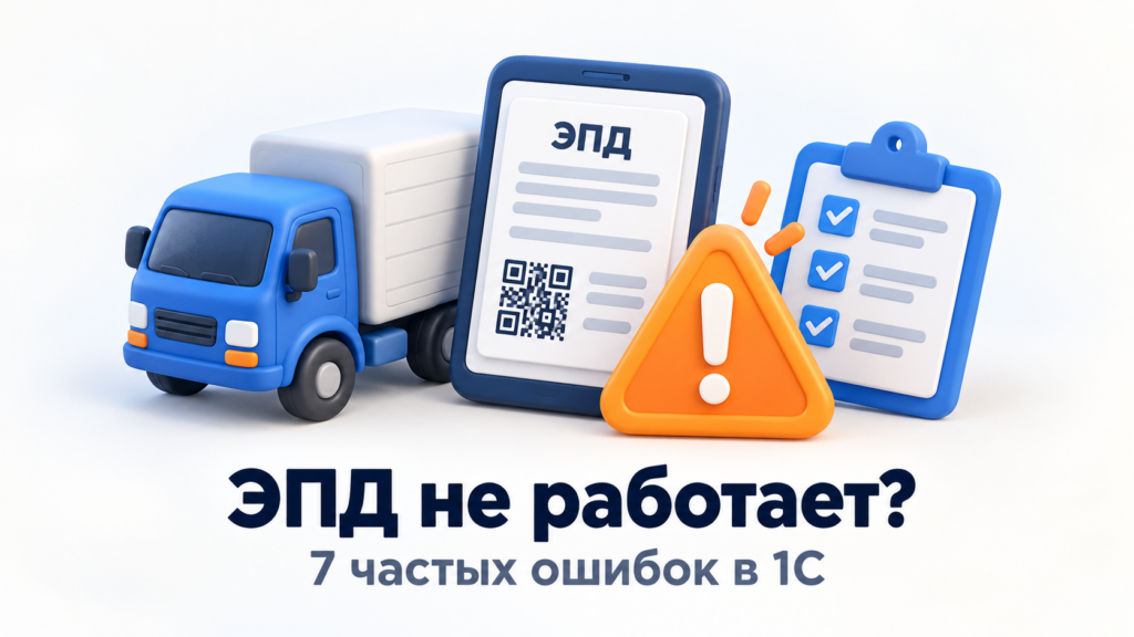 ЭПД не работает после 1 сентября: 7 частых ошибок в 1С и способы их исправить